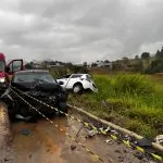 VÍDEO! MULHER MORRE VÍTIMA DE ACIDENTE NA RODOVIA SERRA MAR ENTRE ORLEANS E PEDRAS GRANDES/SC.