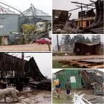 TEMPORAL PROVOCA DESTRUIÇÃO: MAIS DE 100 CASAS SÃO ATINGIDAS E CERCA DE 400 PESSOAS FICAM FORA DE CASA.