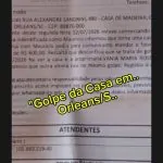 URGENTE: GOLPE DE ALUGUEL DE CASA É DENUNCIADO EM ORLEANS/SC.