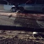 ACIDENTE DE TRÂNSITO REGISTRADO EM ORLEANS/SC.