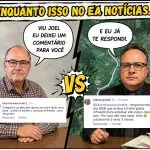 ENQUANTO ISSO DIRETO DE ORLEANS/SC: “Ex-vereador Cristóvão (MDB x vereador Joel (PL).”